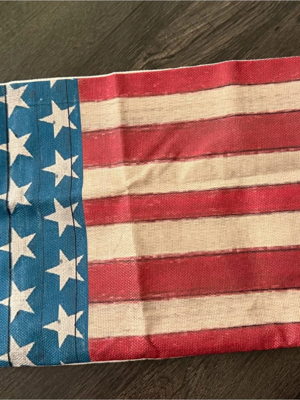 American Flag Decorative Pillow Cover - Patriotic Red, White & Blue